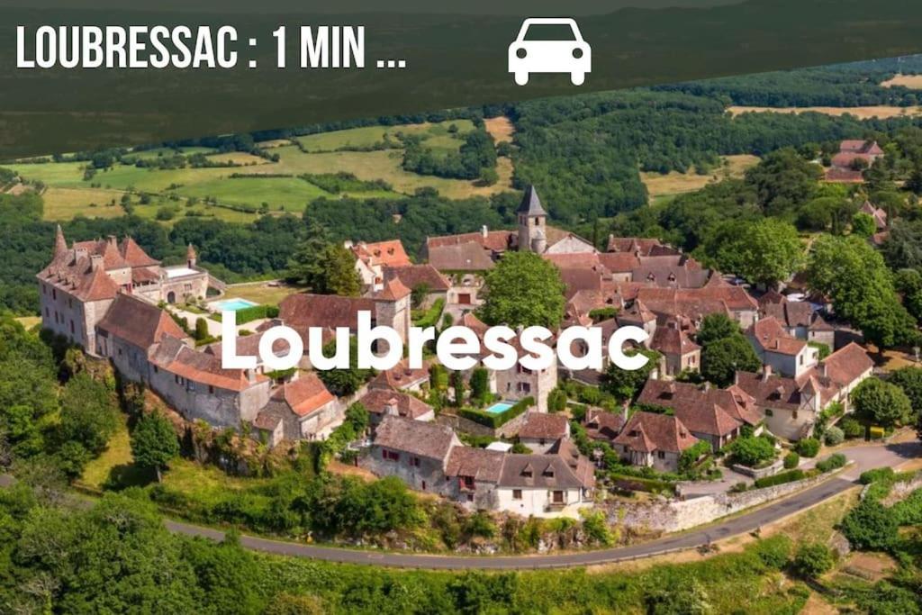 La Sagnarde, Maison En Pierre, Loubressac ภายนอก รูปภาพ